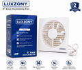 6" Axial Ventilation Fan with shutter VF-A6S,Luxzony